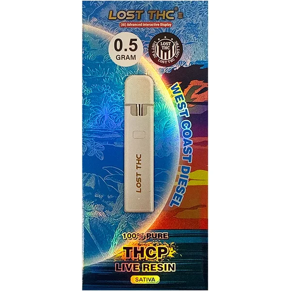 West Coast Diesel Lost THC THCP Live Resin Disposable 0.5G