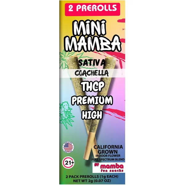 Coachella Mini Mamba THCP Full Spectrum Blend Pre-Roll 2ct