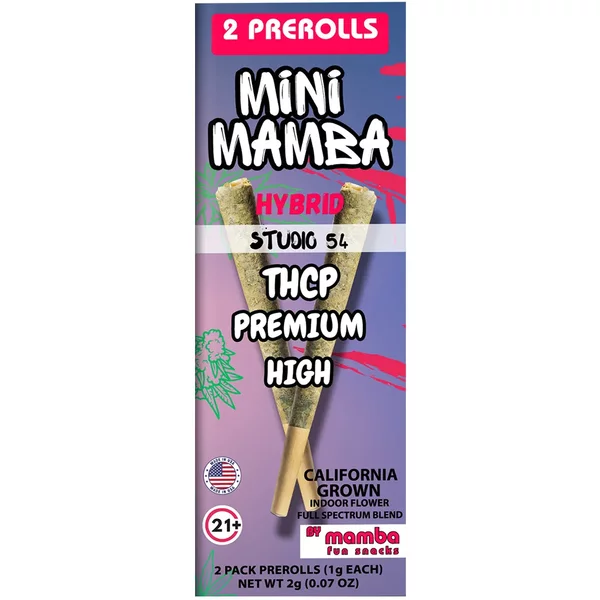 Studio 54 Mini Mamba THCP Full Spectrum Blend Pre-Roll 2ct