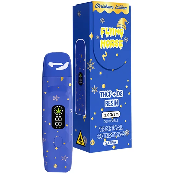 Tropical Christmas Flying Horse Christmas Edition THCP + D8 Resin Disposable 3G