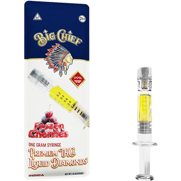 Frozen Cherries Big Chief Premium THCA Liquid Diamond Syringe 1G