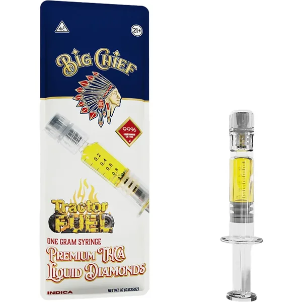 Tractor Fuel Big Chief Syringe Premium THCA Liquid Diamond 1G