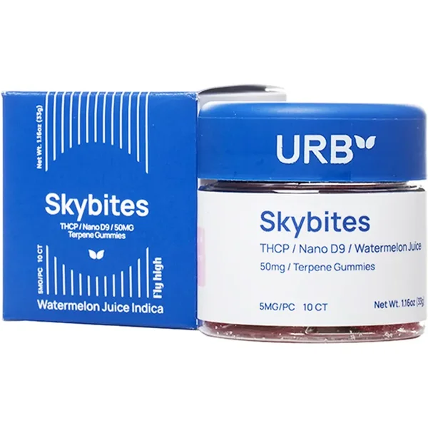 Watermelon Juice URB Mile High Skybites THCP/Nano D9 Gummies 10ct 5MG