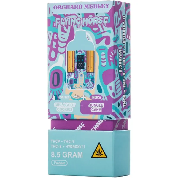 Girl Scout Cookies | Jungle Cake Flying Horse THCP Orchard Medley Disposable 8.5G