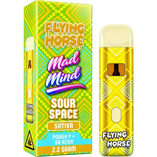 Sour Space Flying Horse Mad Mind Power P+D8 Resin Disposable 2.2G