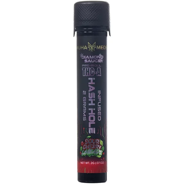 Sour Cherry Limeade Muha Meds THCA Infused Hash Hole Pre-Roll 2G