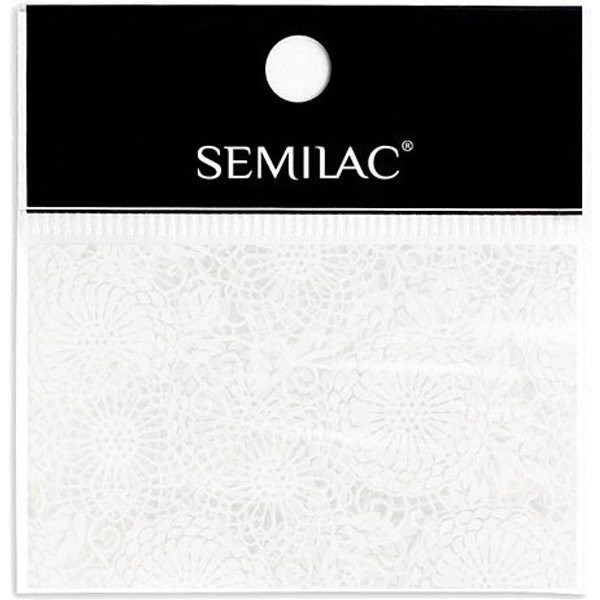 DecoracióN Para UñAs Semilac - 14 White Lace Foil-image