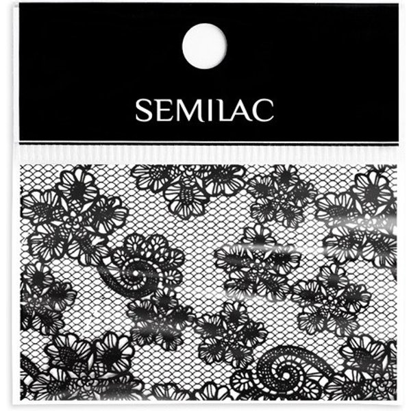 DecoracióN Para UñAs Semilac - 24 Black Lace Foil-image