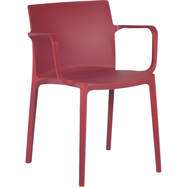 Sessel Papatya EVO-K aus rotem Backstein