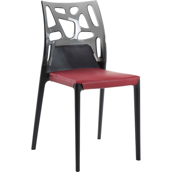 Stuhlkissen Ego-K, Ego-S, Ego-Rock (Preis ist pro Kissen) Valencia Gewebe merlot 107-2001