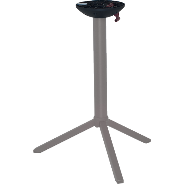 Tischgestell Papatya Time 311 aus Metall mit einem grau-braunen Klappmechanismus