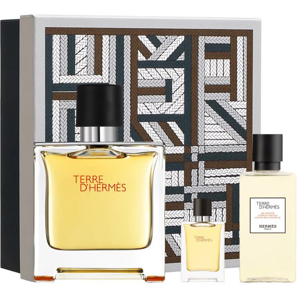 Hermes Terre D'hermes Zestaw - Perfumy 75 Ml + Perfumy 5 Ml + żEl Pod Prysznic 40 Ml-image