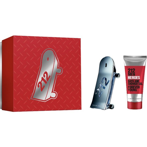 Carolina Herrera 212 Men Heroes Zestaw - Woda Toaletowa 90 Ml + żEl Pod Prysznic 100 Ml-image