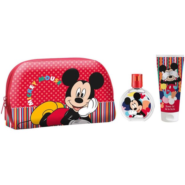 Air-Val Disney Mickey Mouse Zestaw - Woda Toaletowa 50 Ml + żEl Pod Prysznic 100 Ml + Kosmetyczka-image