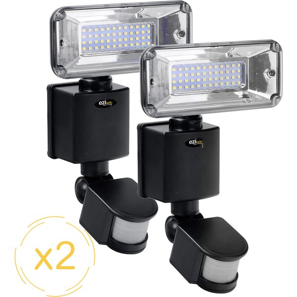 Projecteur solaire LED EZIlight® Solar pro 1 - Pack de 2 lampes
