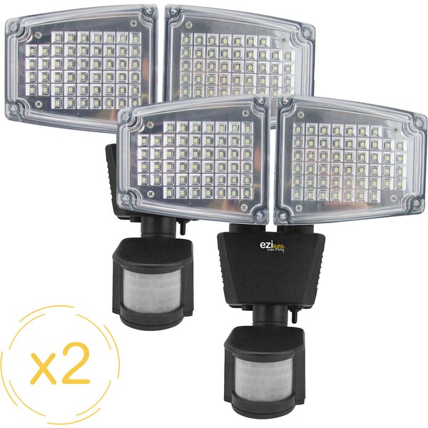 Projecteur solaire LED EZIlight® Solar pro 2 - Pack de 2 lampes
