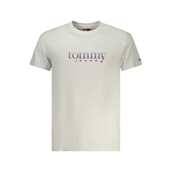 Tommy Hilfiger HERREN-T-SHIRT Mit Kurzen ÄRmeln, Grau, GrößE Xl-image