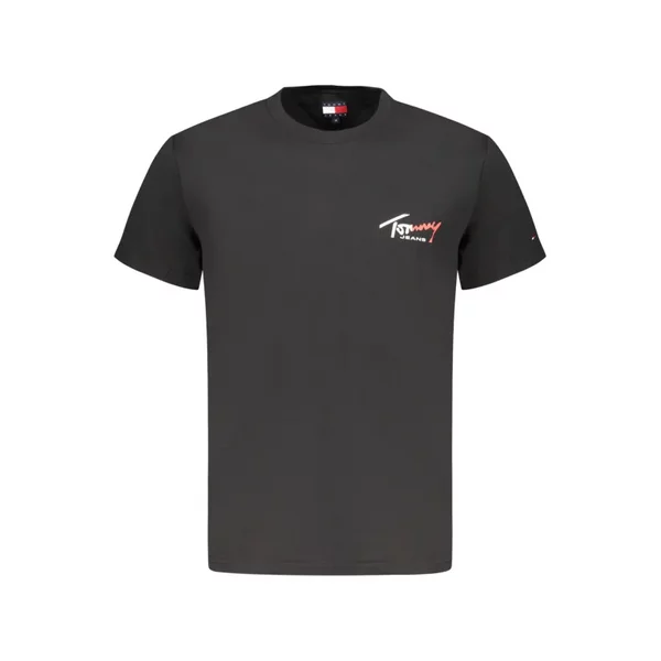 Tommy Hilfiger HERREN-T-SHIRT Mit Kurzen ÄRmeln, Schwarz, GrößE L-image