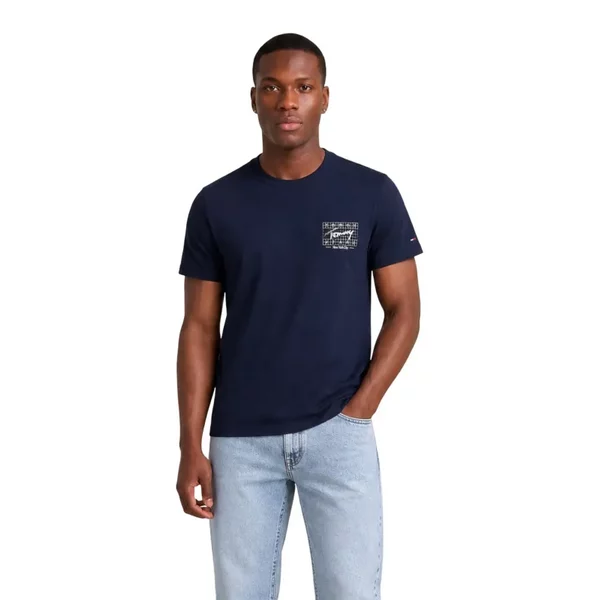 Tommy Hilfiger Jeans 519916 Herren T-Shirt Blau, GrößE Xs-image