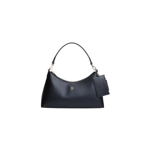 Tommy Hilfiger Th Icon Shoulder Bag Damen Tasche Schwarz, GrößE Unica-image