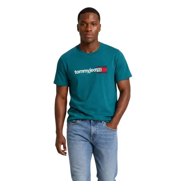 Tommy Hilfiger Jeans 519724 Herren T-Shirt GrüN, GrößE Xxl-image