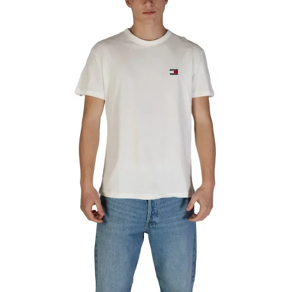 Tommy Hilfiger Jeans Herren T-Shirt Weiß 482748, GrößE Xs-image