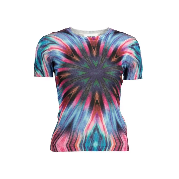 Desigual Damen KURZARM-T-SHIRT Blau 22SWTKB6_82045A3_BLU9019, GrößE XL-image