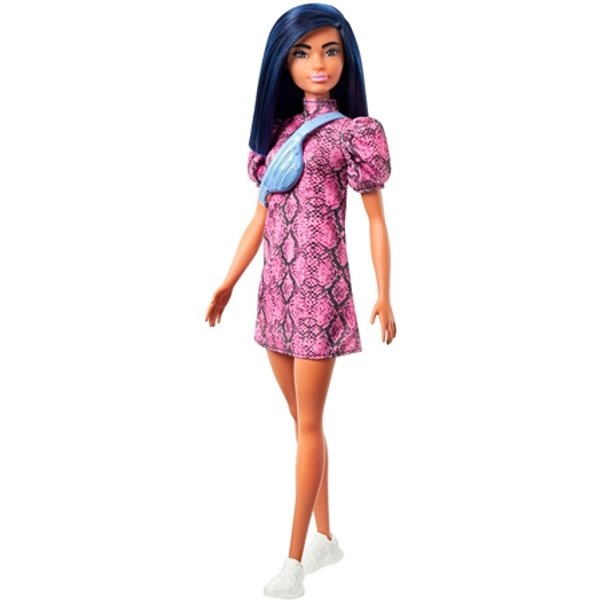 Barbie Fashionistas Originaldocka med ormklänning