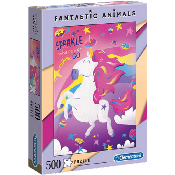 Clementoni Fantastic Unicorns 500 bitar