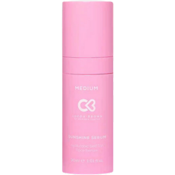 Cocoa Brown Sunshine Serum Hyaluronic självbrännande ansiktsserum - Medium