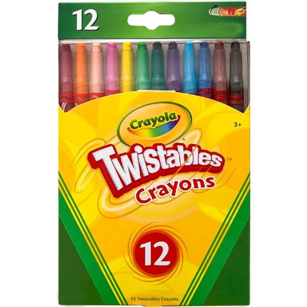 Crayola Twistables kritor - 12 st