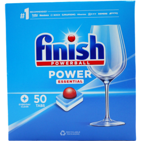 Finish Powerball Diskmedelsflikar - 50 st