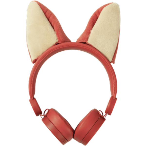 Nedis On-Ear Fox hörlurar - Orange