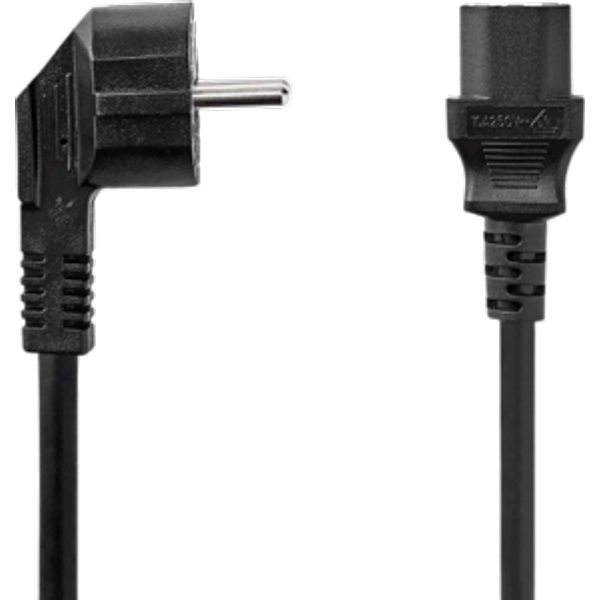 Nedis vinklad strömkabel - 5 meter
