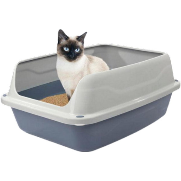 Sonic kattlåda Georplast - Grå