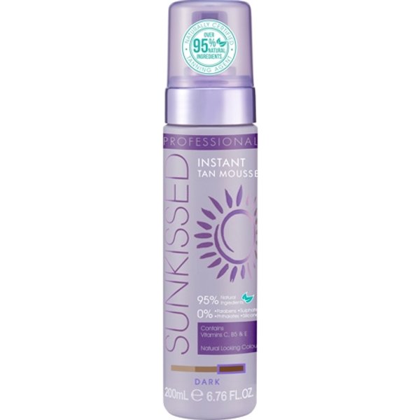 SUNkissed Professional Instant Self Tanning Mousse - Mörk