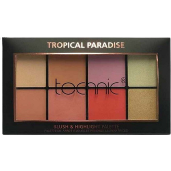 Technic Tropical Paradise Blush & Highlighter Palette