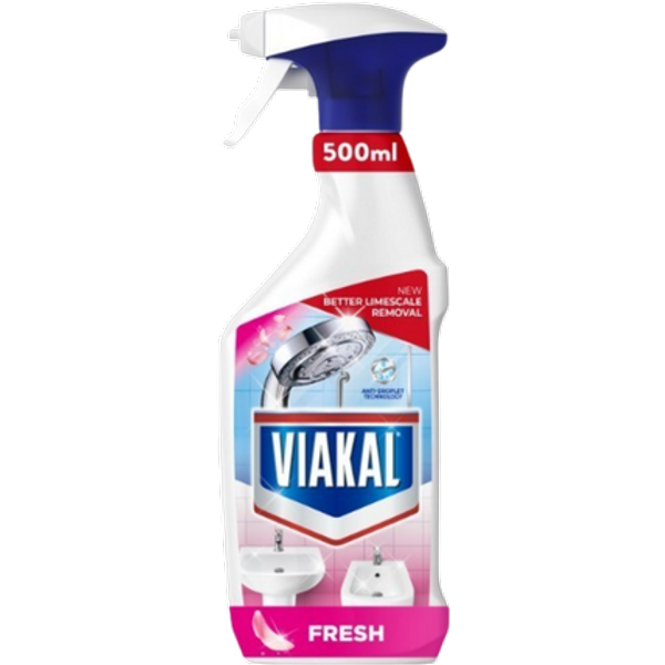 Viakal Fresh Spring Rose Kalkborttagningsspray – 500 ml