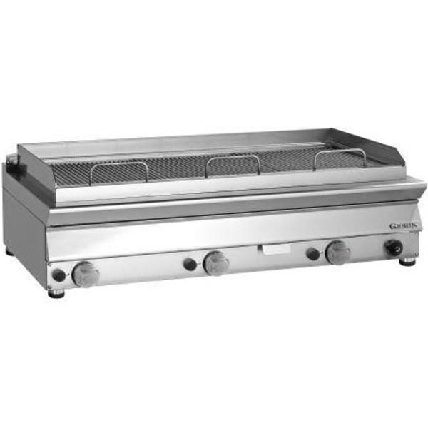 Giorik 70 Top GL76TV - 3 Zone Gas radiant chargrill with water tray