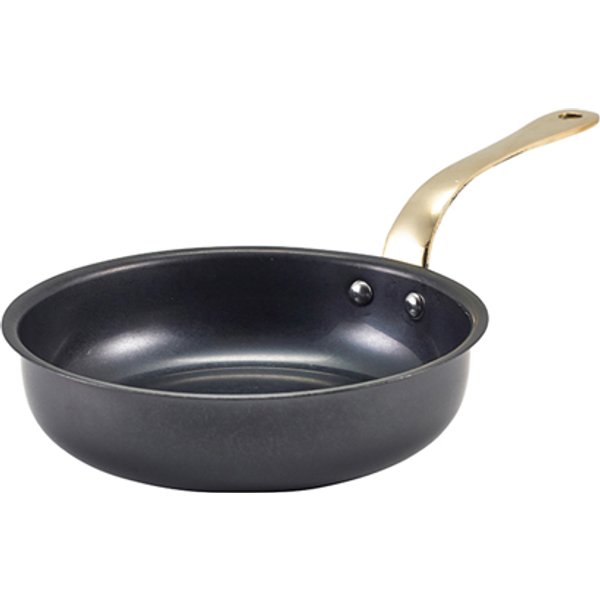 GenWare Black Vintage Steel Mini Fry Pan 15.5 x 4cm - Pack of 6
