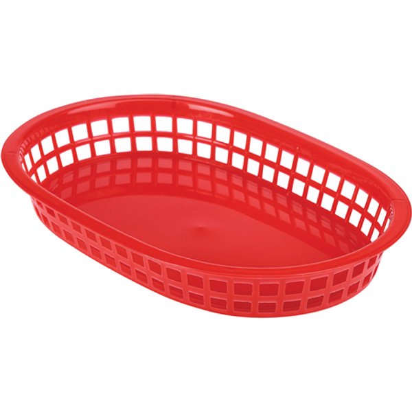 Fast Food Basket Red 27.5 x 17.5cm - Pack of 6