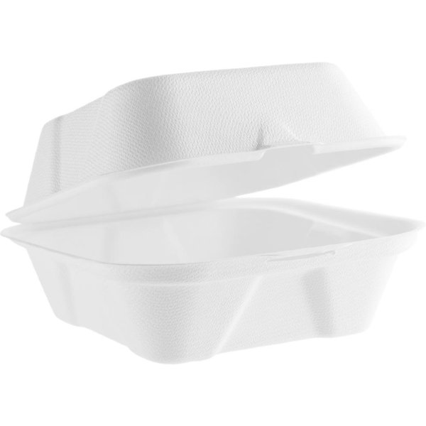 Vegware Nourish Moulded Fibre Burger Boxes 6" (500 Pack)