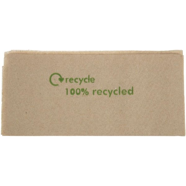 Swantex Recycled Lunch Napkin Kraft 32x30cm 1ply Pre-Folded (Pack of 6000)