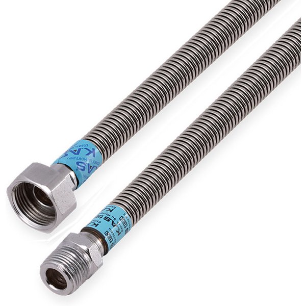 CuisinEquip Water Drainage Connection Kit Stainless Steel Hose 3/4inch