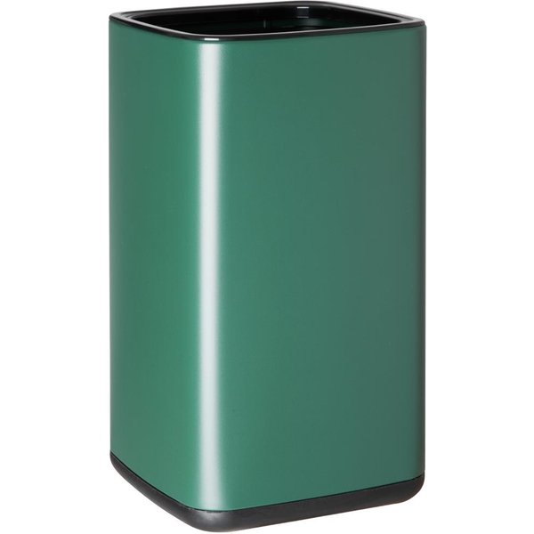 Bolero Square Waste Bin Green 7Ltr