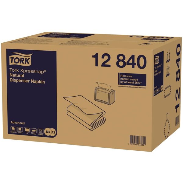 Tork Xpressnap Natural Dispenser Napkin 1Ply (9000 pack)