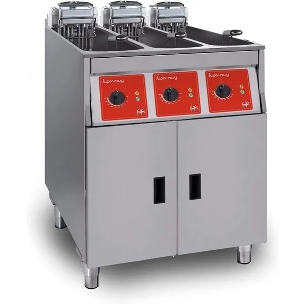 SL633H31N0 - FriFri Super Easy 633 Electric Free-standing Triple Tank Fryer without Filtration