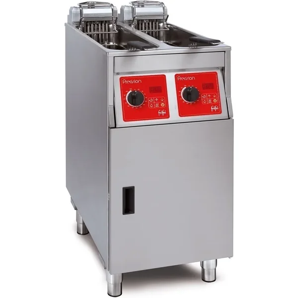 PL422L12G0 - FriFri Precision 422 Electric Free-standing Twin Tank Fryer - 2 Baskets - W 400 mm - 2 x 7.5 kW - Single Phase
