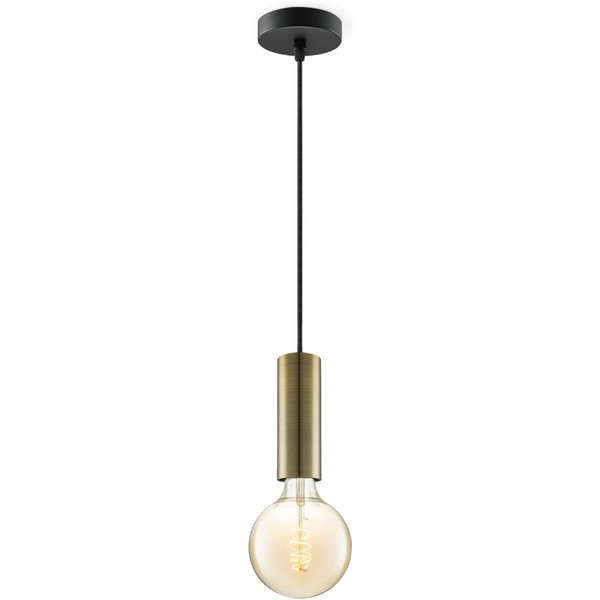 Home sweet home hanglamp Saga brons Spiral g125 - amber