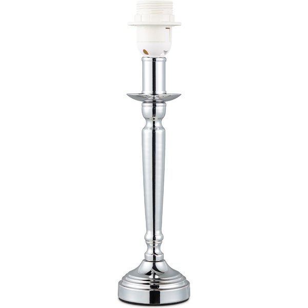 Home sweet home tafellamp Baroc ↕ 28,5 cm - chroom